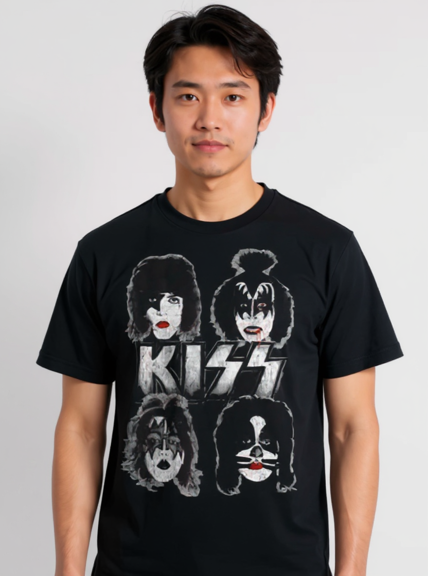 KISS Dynasty Cover Black T-Shirt - Www.Shopthatapp.ca