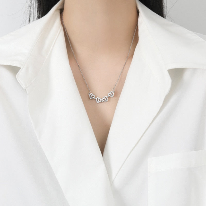 Elevate Your Style with the Clover Heart Pendant Necklace