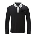 2024 Autumn Men's Zipper Polo Shirts - Trendy Long Sleeve Fashion - Shopthatapp.ca