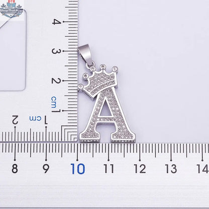 Elegant Silver Letter Pendant with Chain - Personalize Your Style - Shopthatapp.ca