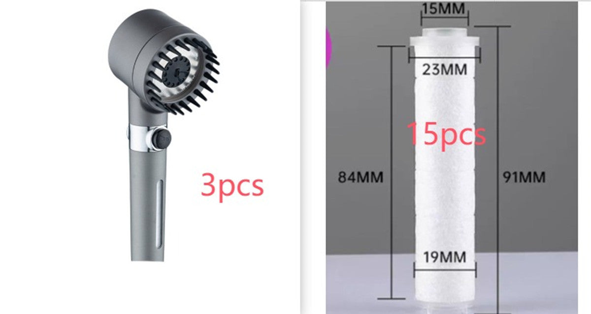 3 Modes High Pressure Shower Head for a Luxurious Shower Experience - Shopthatapp.ca
