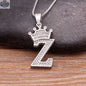 Elegant Silver Letter Pendant with Chain - Personalize Your Style - Shopthatapp.ca