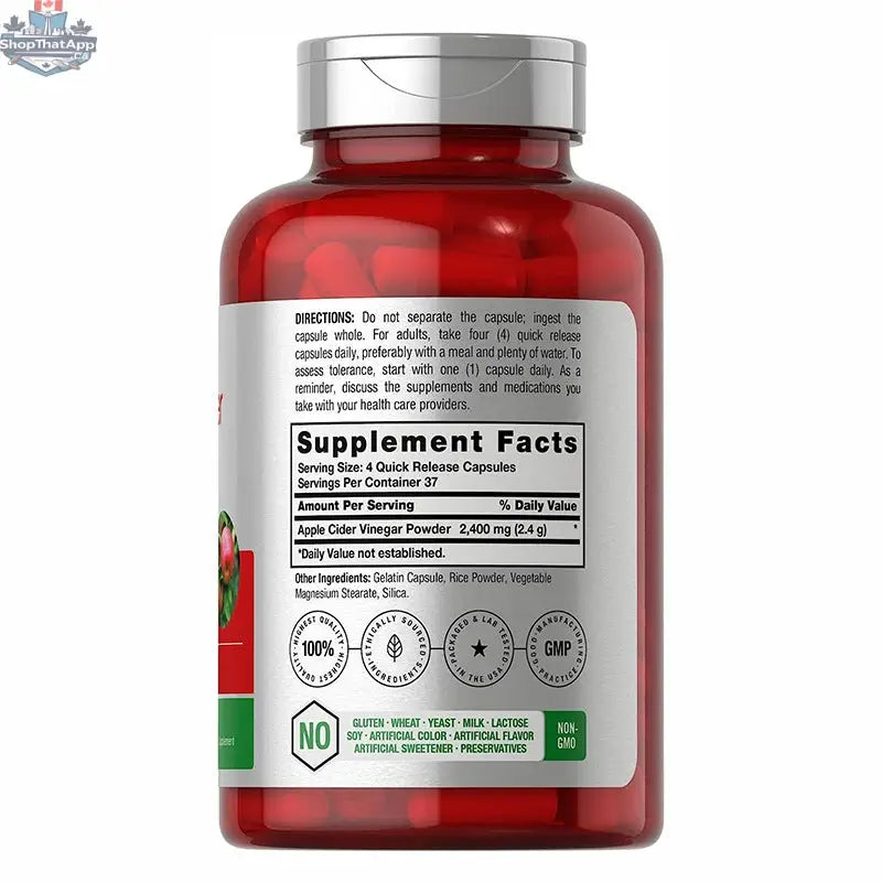 Health Vinegar Capsules - Shopthatapp.ca
