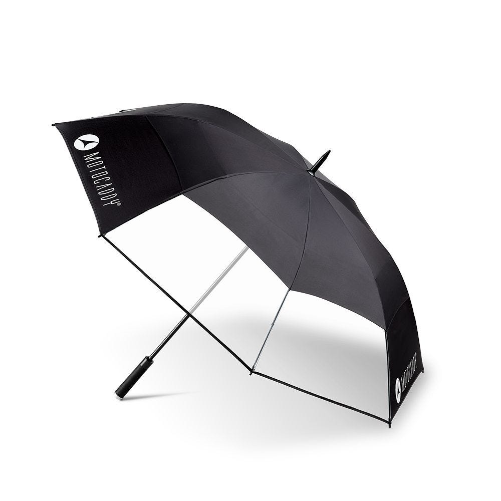 Motocaddy Clearview Umbrella – Extra-Long Canopy & Clear Viewing Panels - Shopthatapp.ca