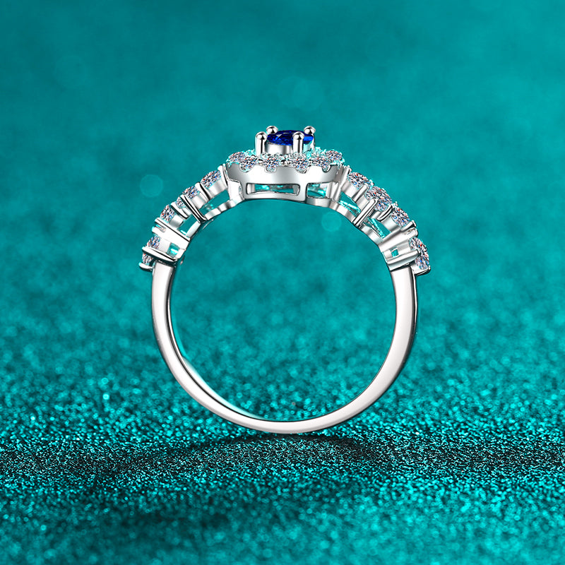 925 Sterling Silver Moissanite Ring - Shopthatapp.ca
