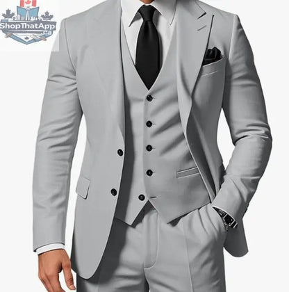 New Mens Three-piece Business Suit - Shopthatapp.ca