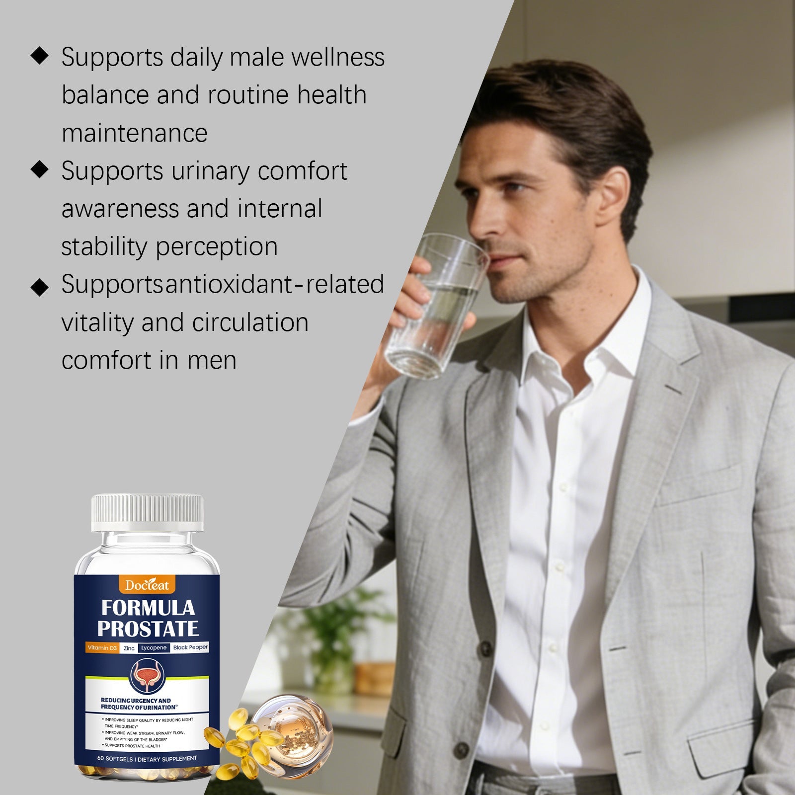 Prostate Health Support Softgels