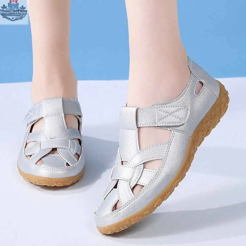 Beach Hollowed Fashion Flat Sandals - Shopthatapp.ca
