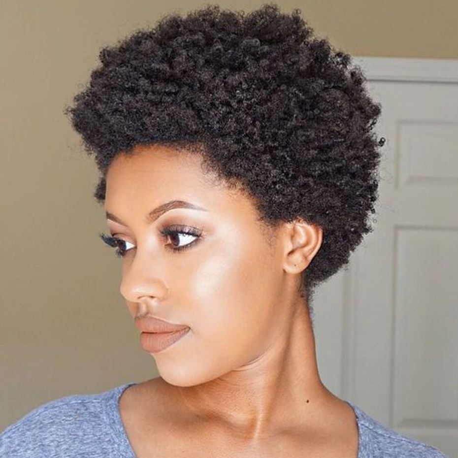 Afro Curly Pixie Cut Wig - Short Curly Human Hair Wigs for Black Women - Shopthatapp.ca