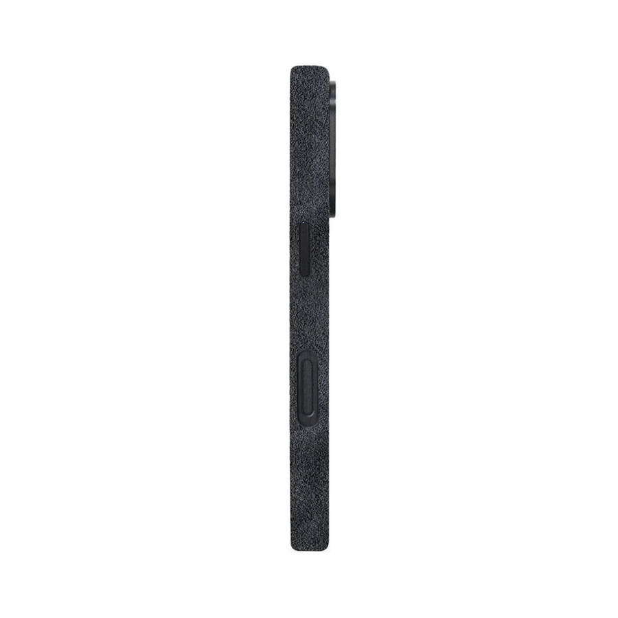 Grey Alcantara Case For iPhone 16 Pro - Www.Shopthatapp.ca