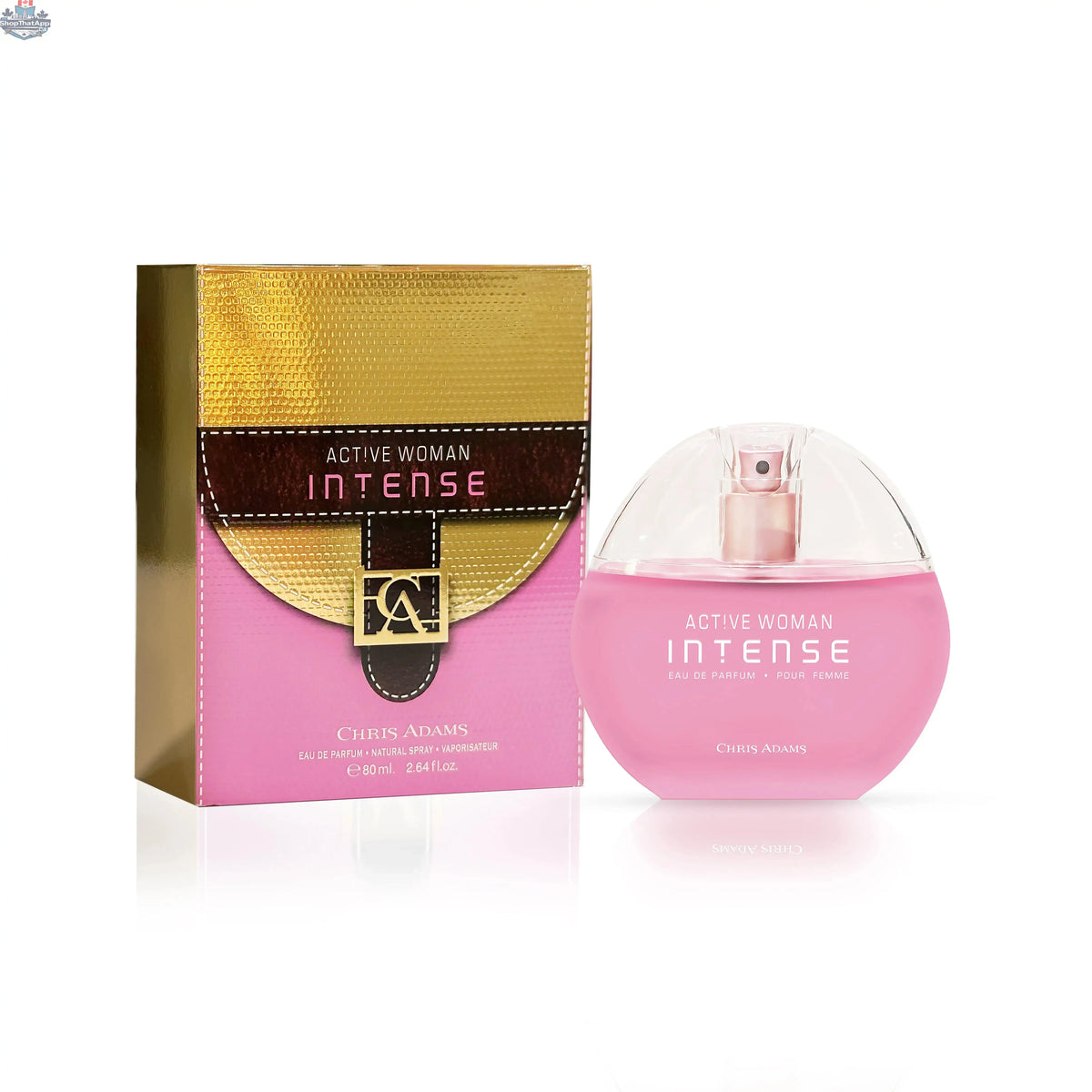 Chris Adams Active Woman Intense 80mL - Shopthatapp.ca