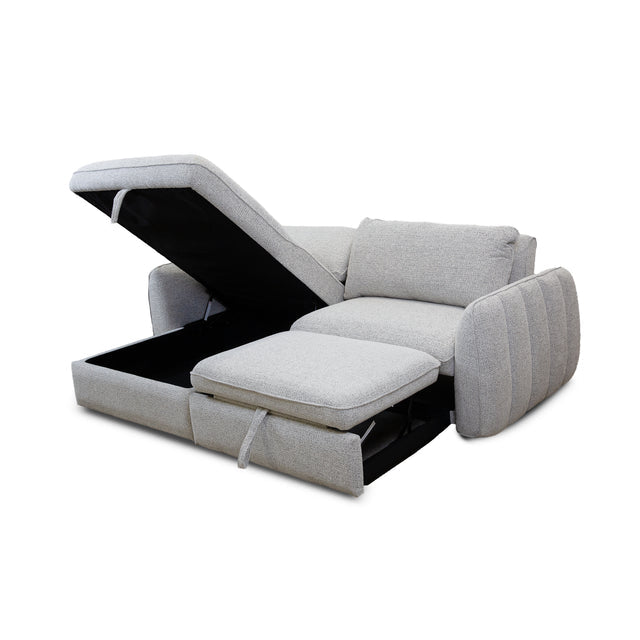 Amira Pullout Sleeper Sectional with Storage Chaise - Www.Shopthatapp.ca