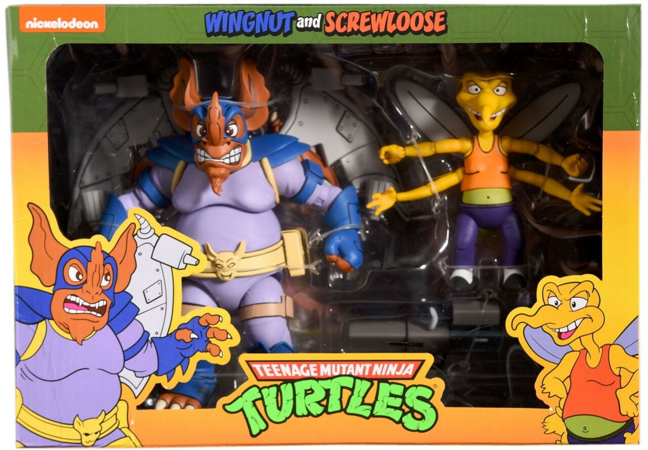 Neca TMNT Teenage Mutant Ninja Turtles Ultimate Wingnut & Screwloose ( substandard packaging ) - Www.Shopthatapp.ca
