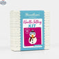 Hawthorn Handmade Snowman Felting Kit by Art Noise, mini craft kit for creating a felt snowman, suitable for all ages.
