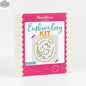 Art Noise Hawthorn Wildwood embroidery kit with colorful fabric and needlecraft supplies for creative embroidery projects.