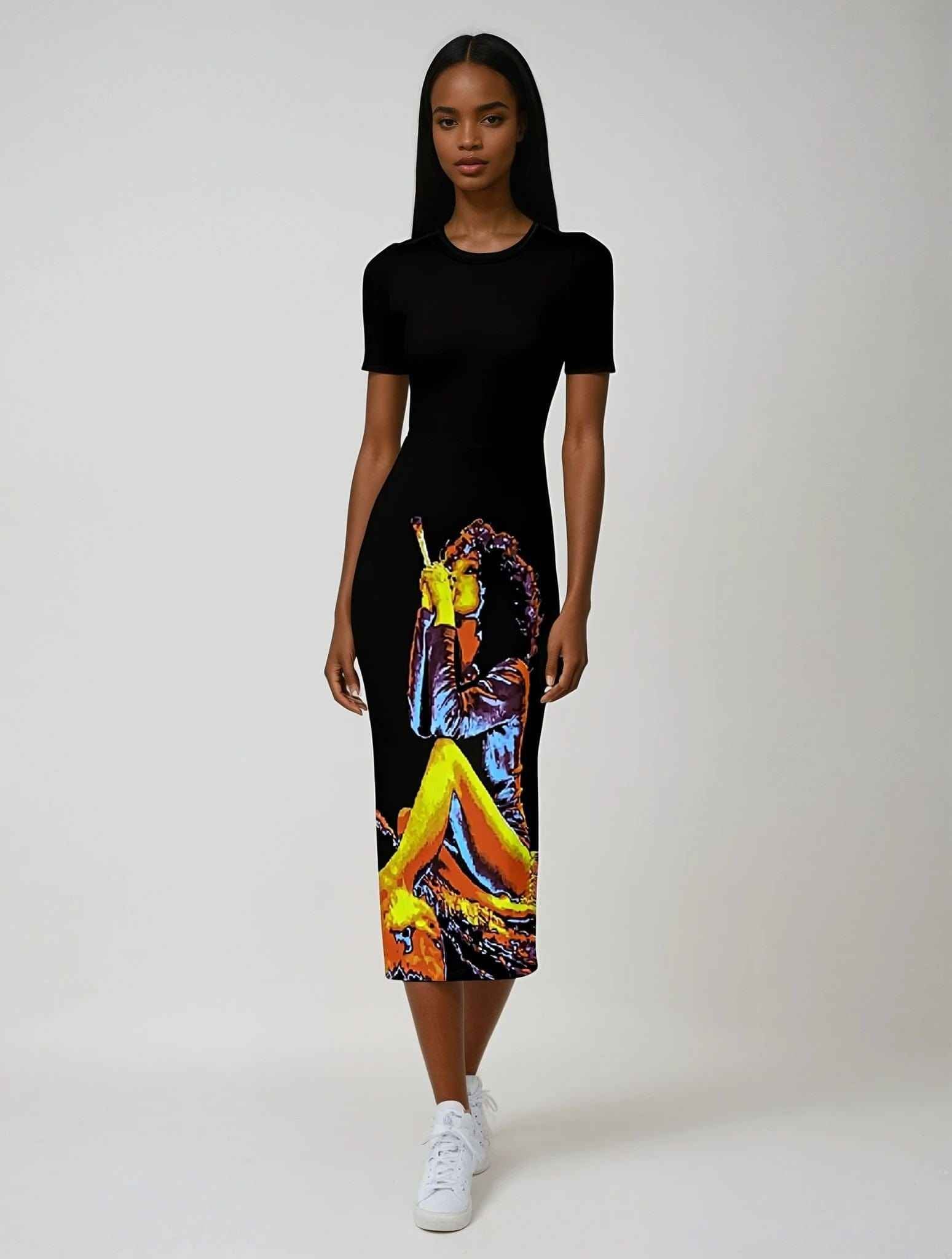 Hotbox Goddess Bodycon Maxi Dress