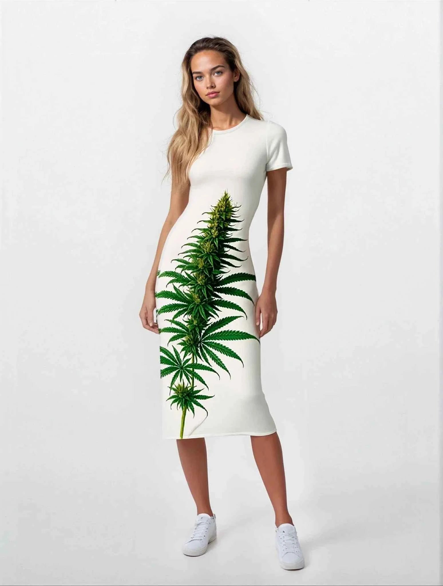 Flora Bodycon Maxi Dress 🌿✨