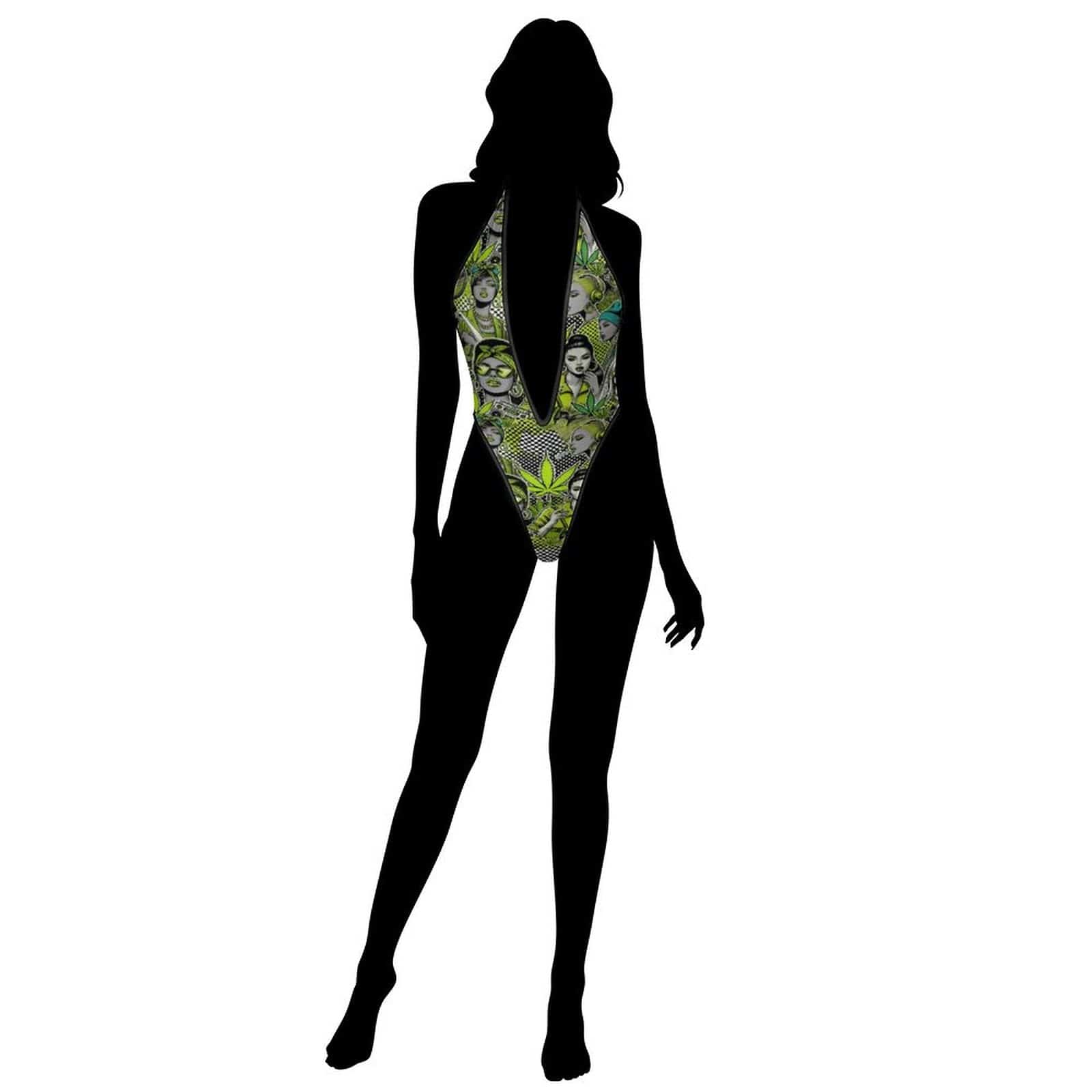 Bad B Sexy AF Deep-V Thong - Shopthatapp.ca