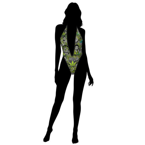 Bad B Sexy AF Deep-V Thong - Shopthatapp.ca