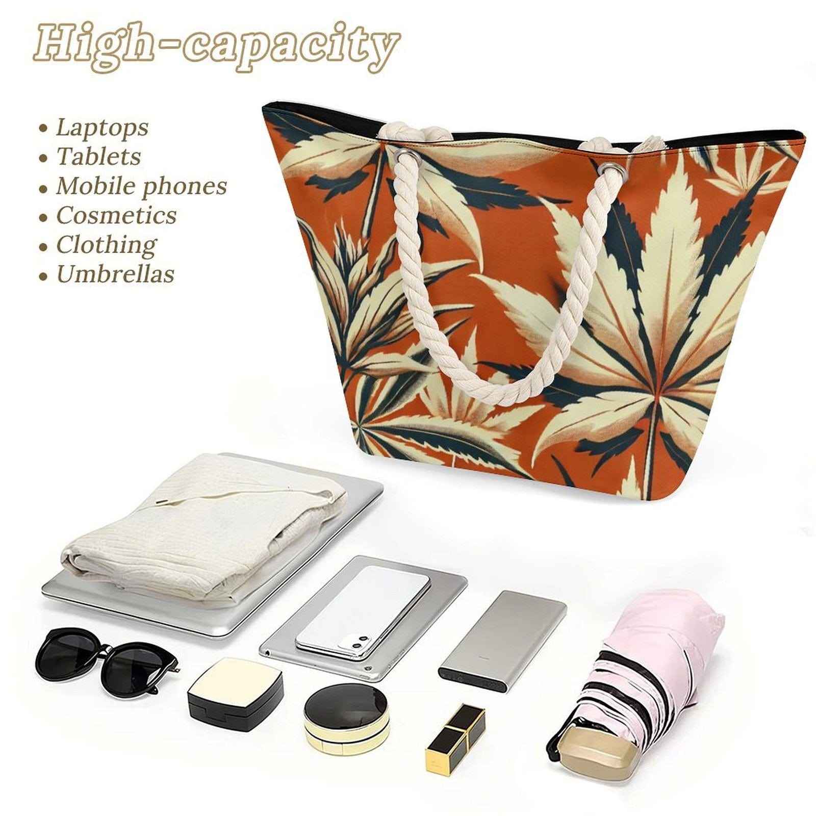 Cali Hemp rope tote bag