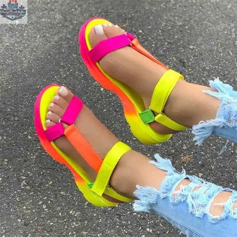 Fashion fish mouth sandals - Shopthatapp.ca