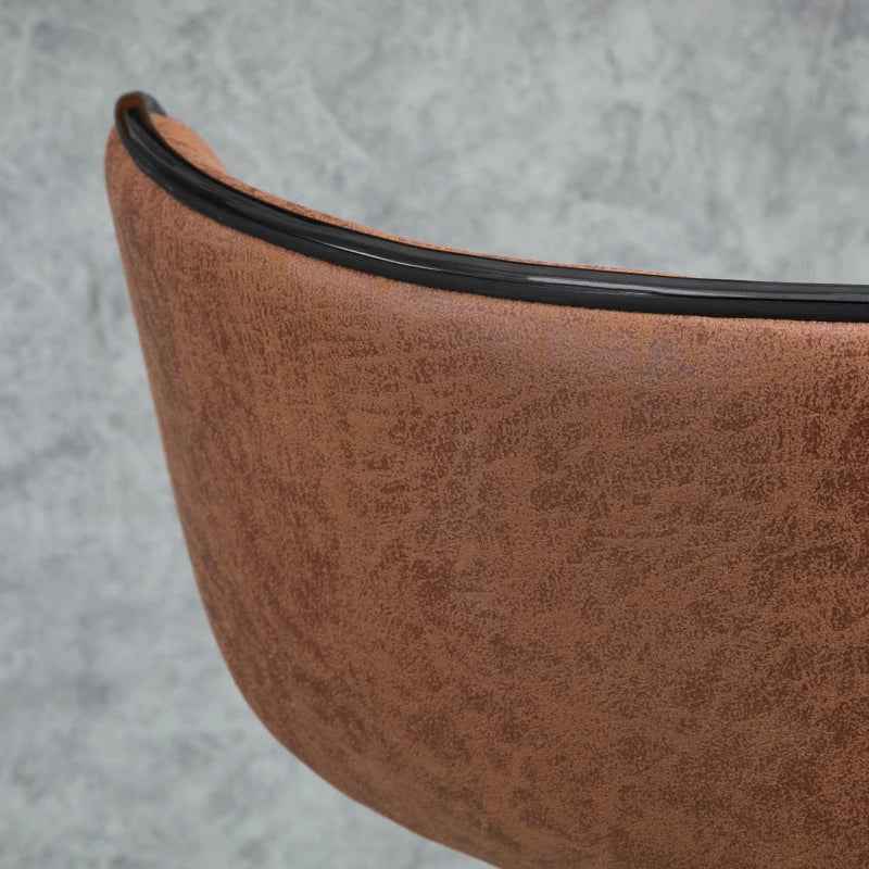 Anna Vintage Adjustable Counter/Bar Height Stools with Swivel Seat-Set of 2-Brown
