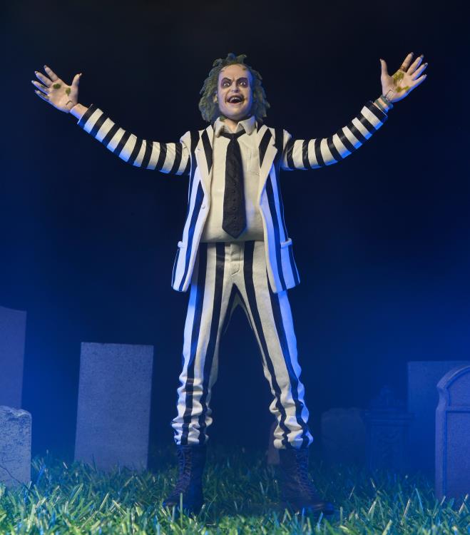 Beetlejuice (Black and White Suit) Action Figure - Www.Shopthatapp.ca