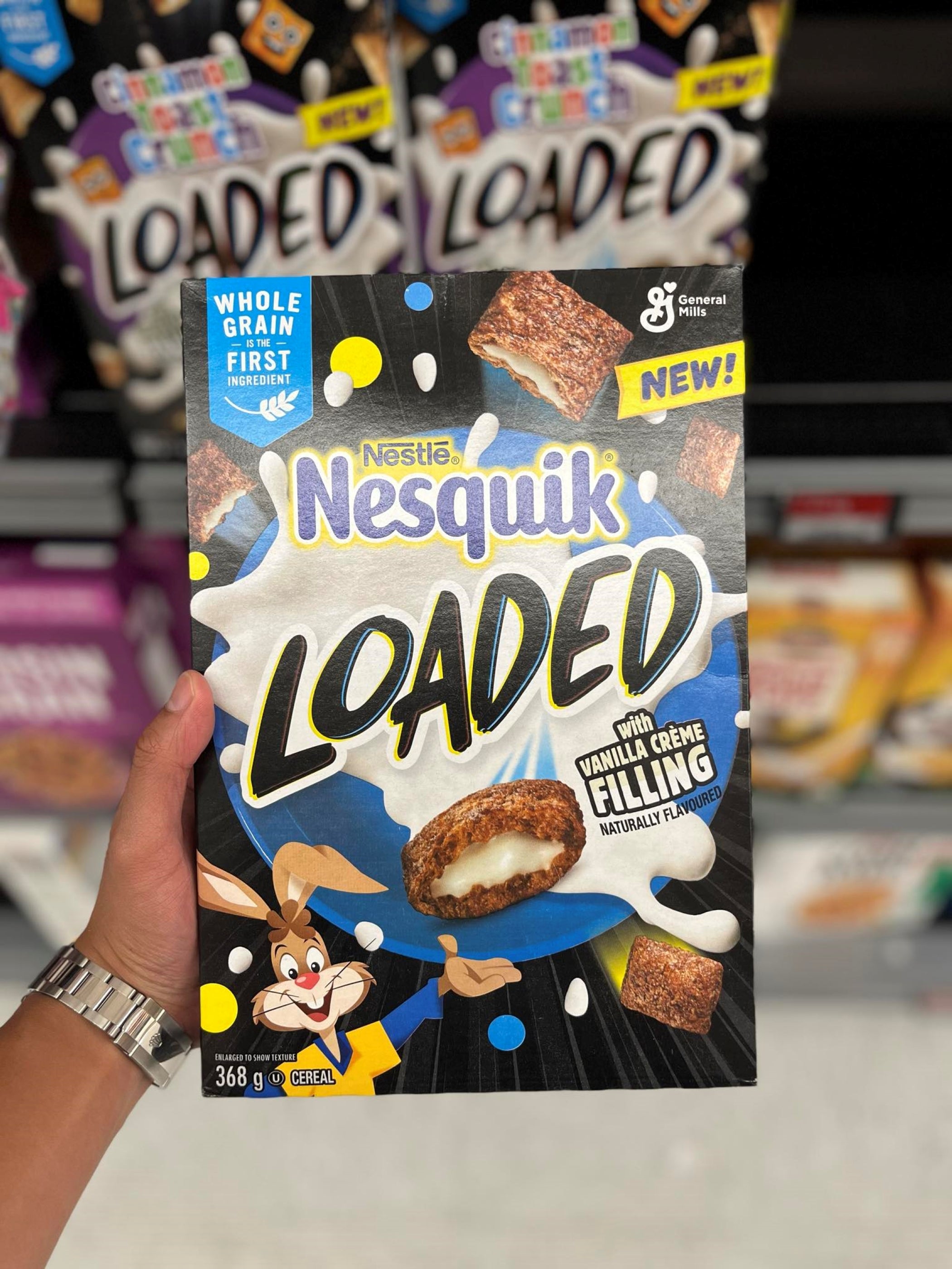 (CA) NESQUIK LOADED CEREAL - 368G - Www.Shopthatapp.ca