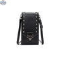 Rivet Design Shoulder Bags Mobile Phone Handbag Solid Color Crossbody Bags Women - Shopthatapp.ca