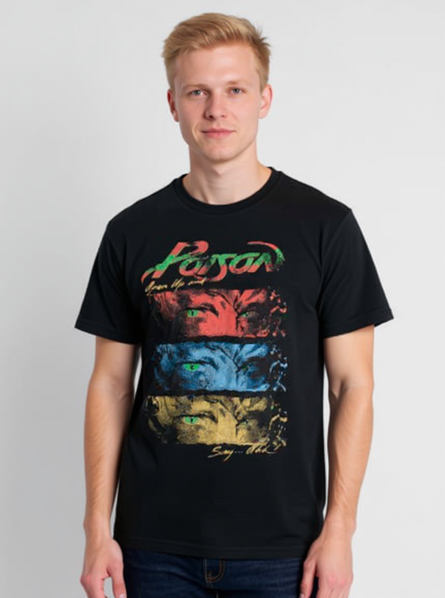 Poison - Eyes T-Shirt (Black) - Www.Shopthatapp.ca