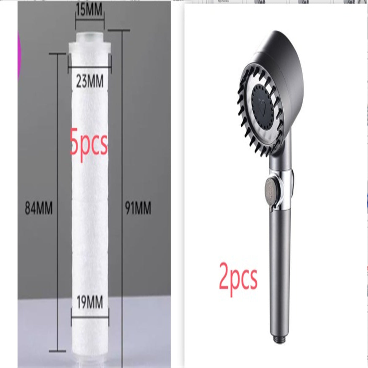 3 Modes High Pressure Shower Head for a Luxurious Shower Experience - Shopthatapp.ca