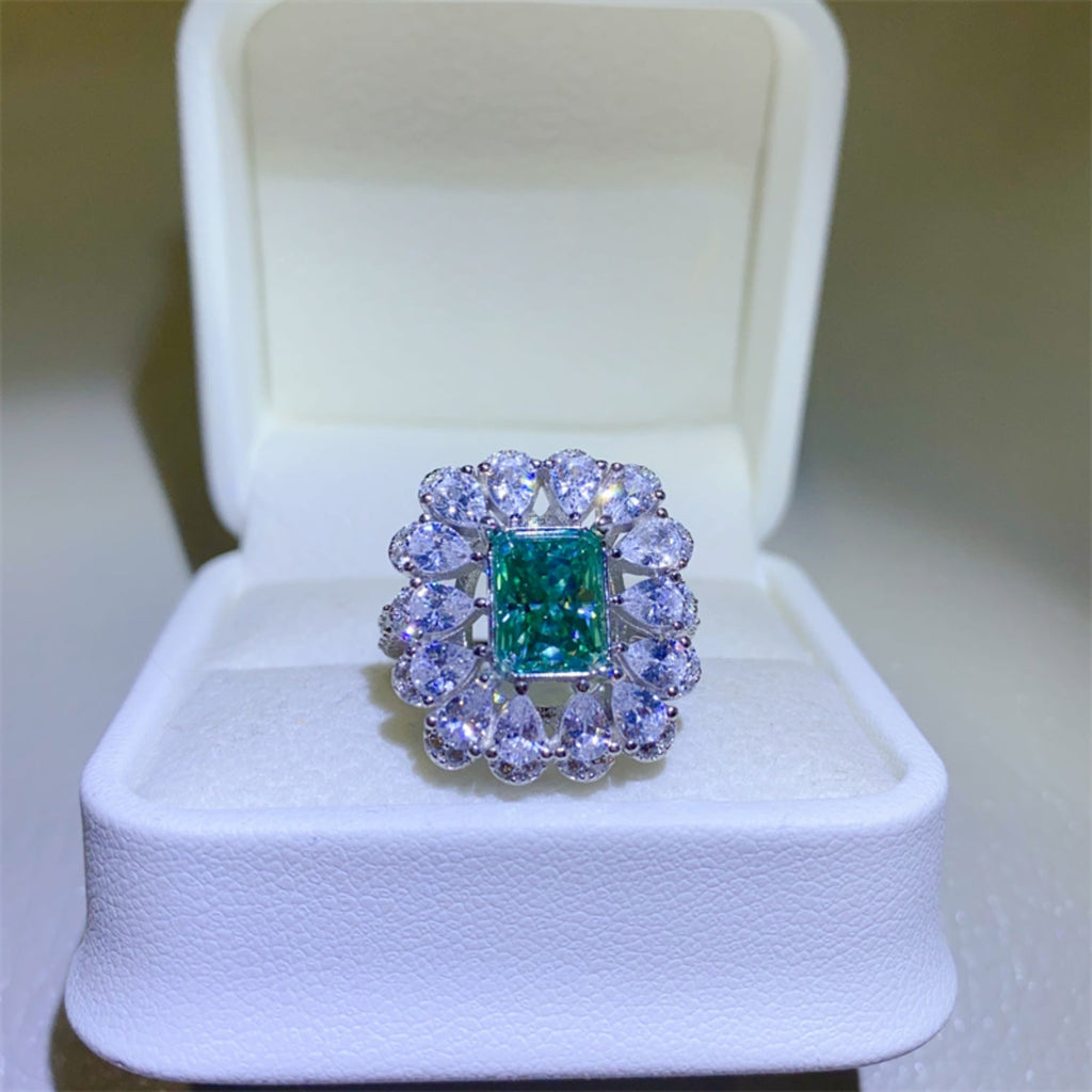 3 Carat Moissanite Ring in 925 Sterling Silver - Shopthatapp.ca