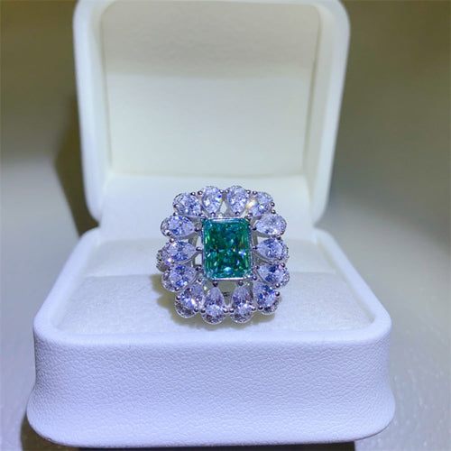 3 Carat Moissanite Ring in 925 Sterling Silver - Shopthatapp.ca