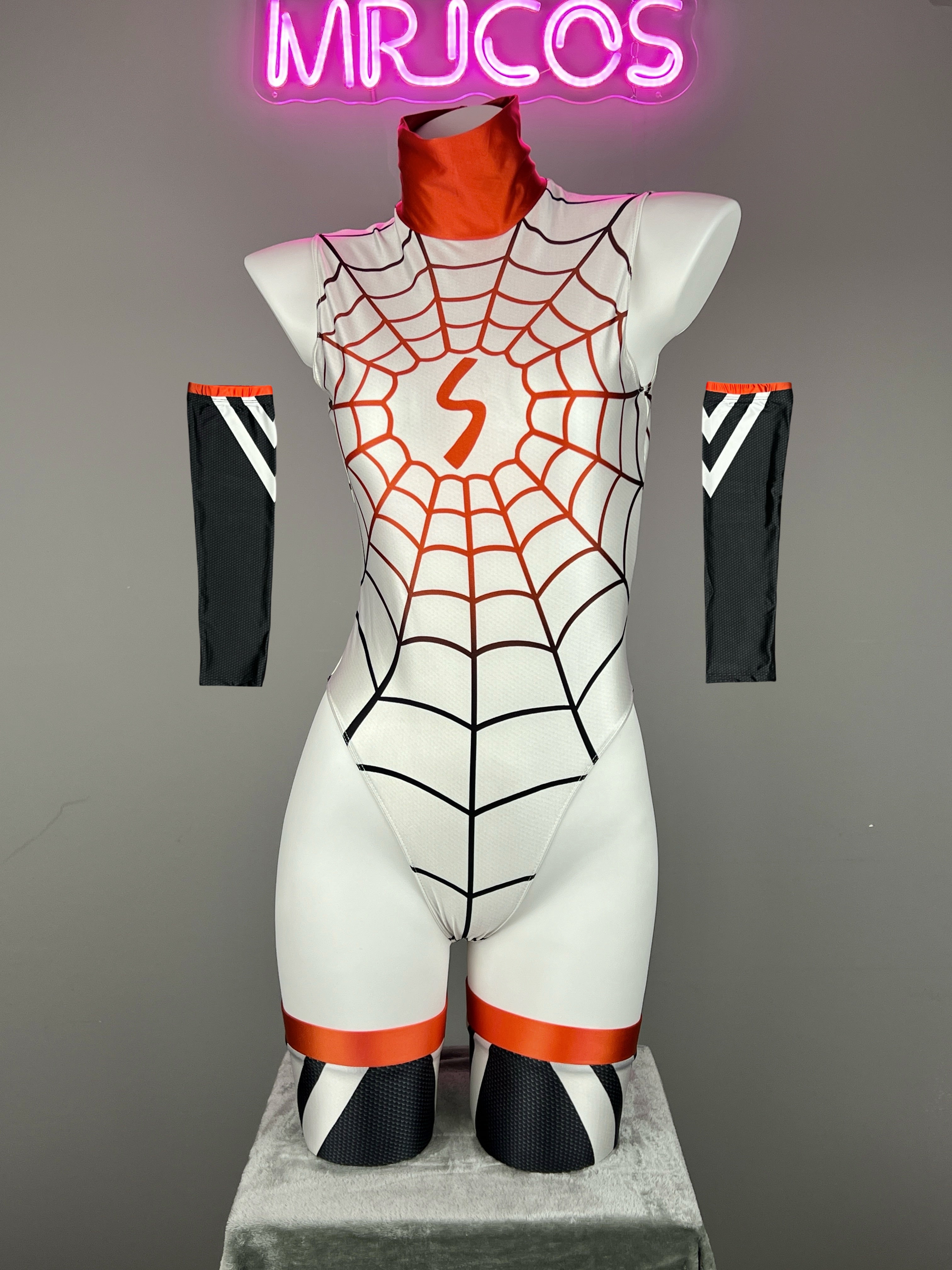 Woman Super Hero Spandex Open Crotch Cosplay Bodysuit Sexy Lingerie - Shopthatapp.ca