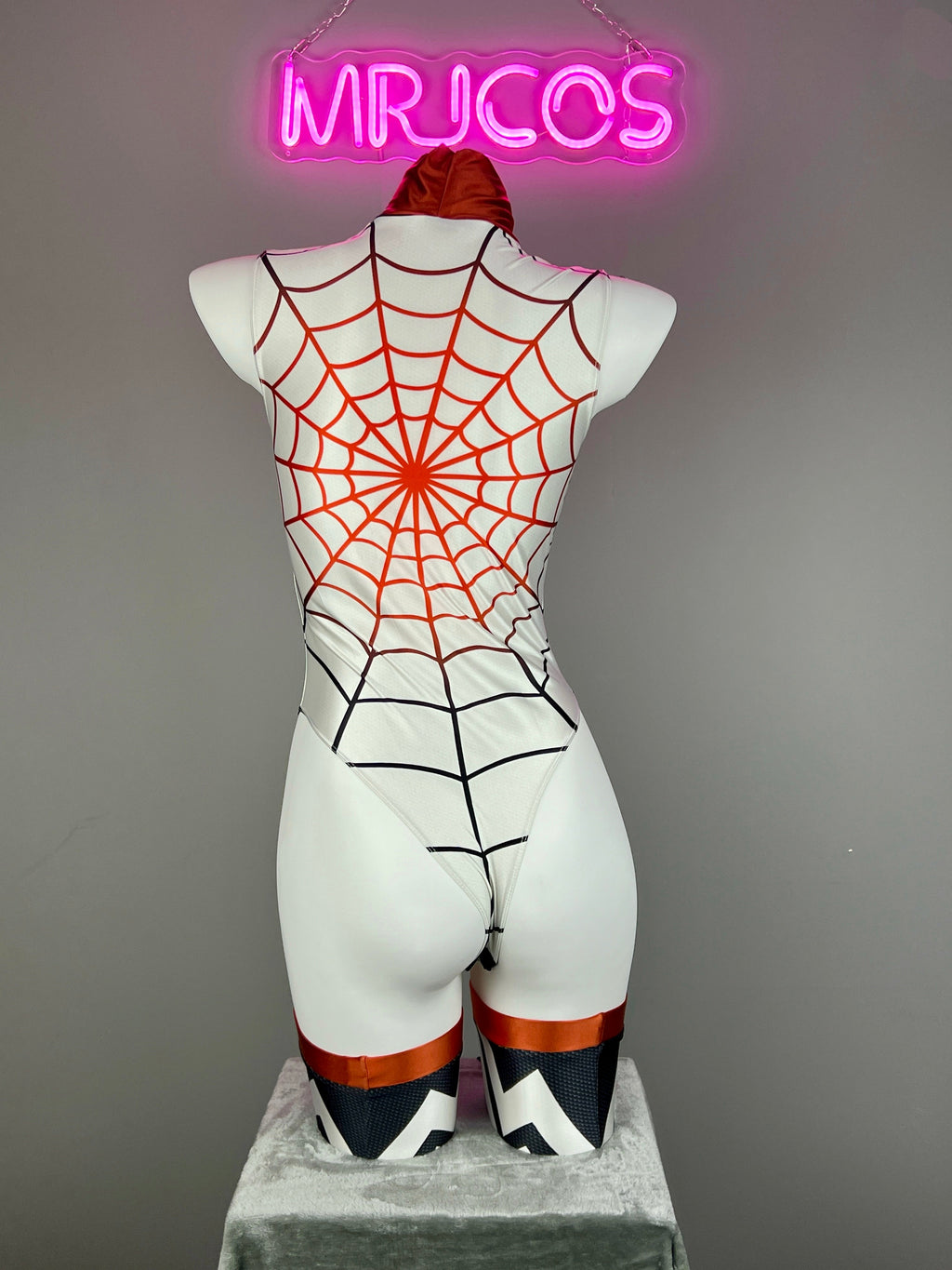 Woman Super Hero Spandex Open Crotch Cosplay Bodysuit Sexy Lingerie - Shopthatapp.ca
