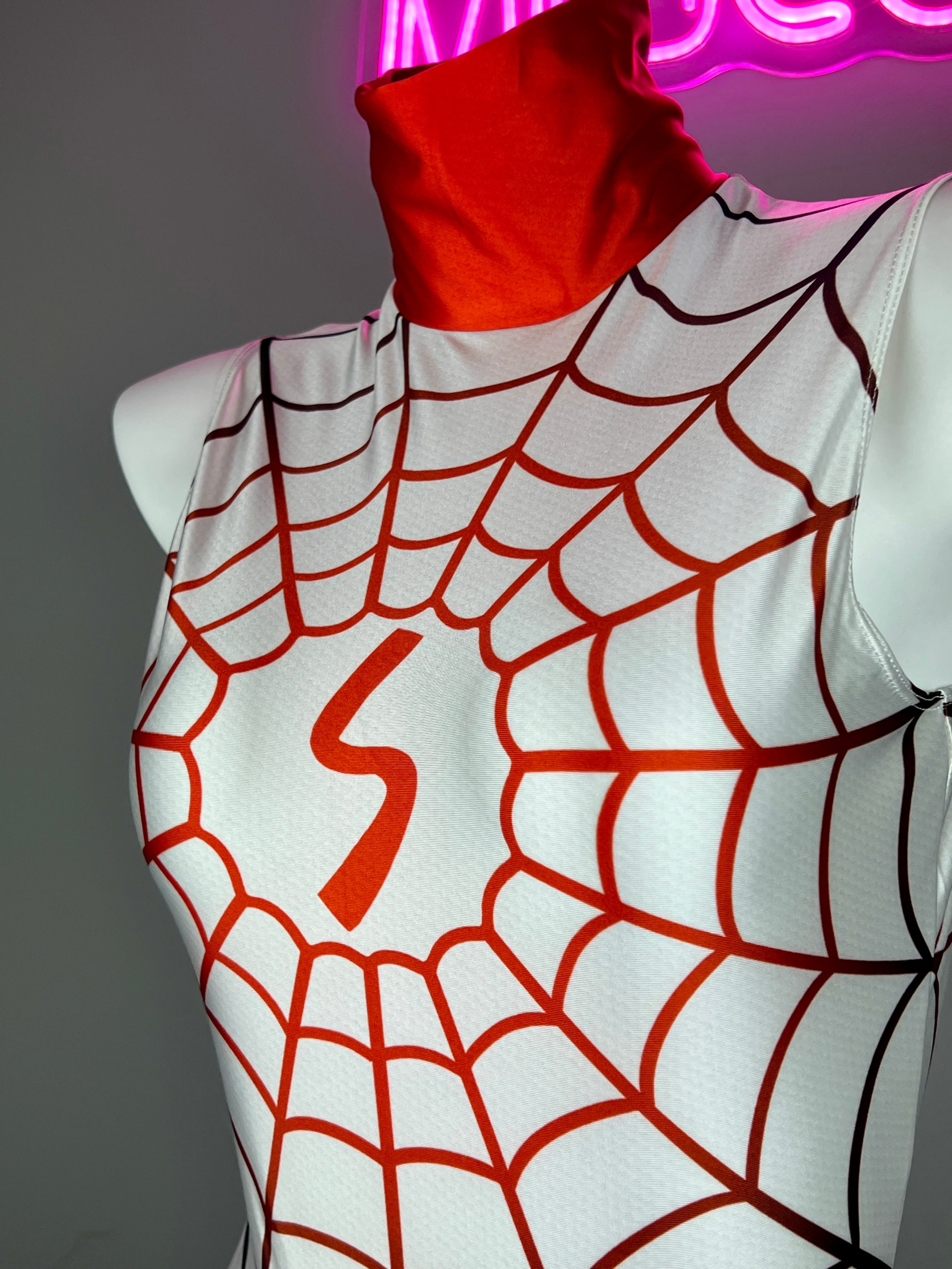 Woman Super Hero Spandex Open Crotch Cosplay Bodysuit Sexy Lingerie - Shopthatapp.ca