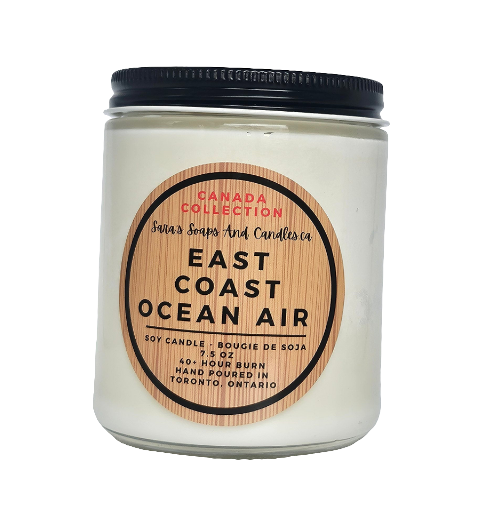 East Coast Ocean Air Soy Candle - 8 oz - Shopthatapp.ca