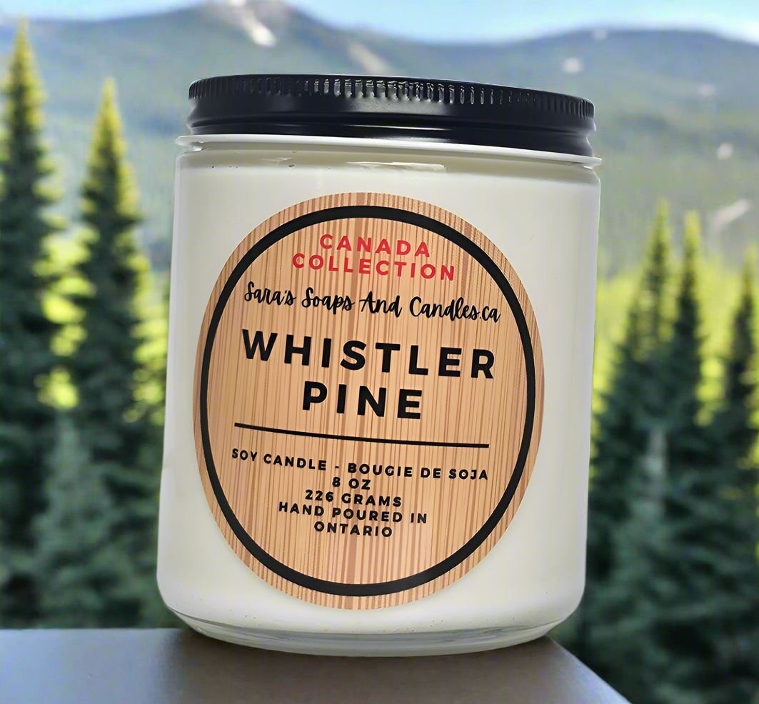 Whistler Pine Soy Candle - 8 oz - Shopthatapp.ca