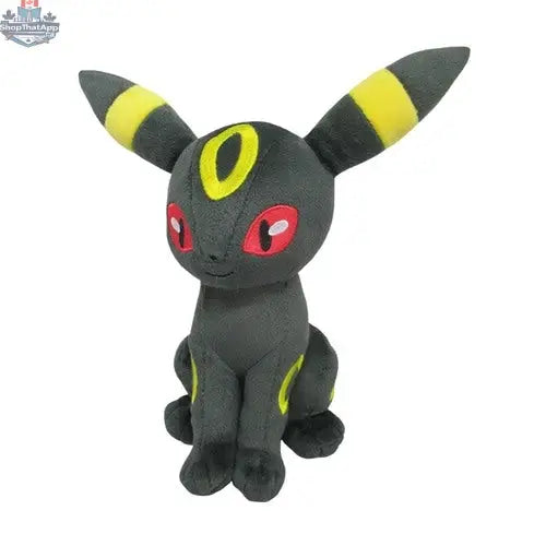 Cute Umbreon Pocket Monsters S plush by Banana Games & Hobby, soft collectible toy with detailed features for fans.