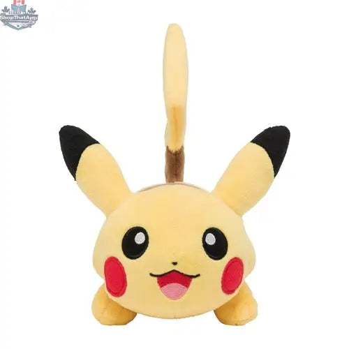 Adorable Pikachu keychain featuring a running plush doll from Pokémon Center Japan, accessory by Banana Games & Hobby.