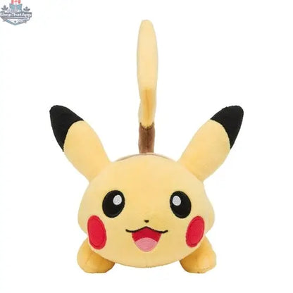 Adorable Pikachu keychain featuring a running plush doll from Pokémon Center Japan, accessory by Banana Games & Hobby.