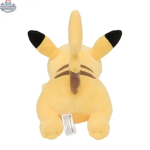 Running Pikachu plush keychain from Pokémon Center Japan by Banana Games & Hobby, featuring an adorable Pikachu in motion.
