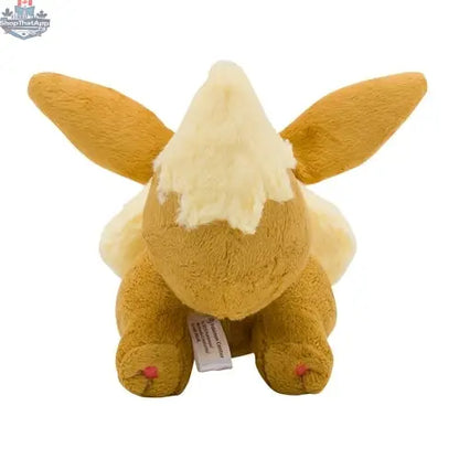 Running Eevee plush from Pokémon Center Japan featuring a soft, cuddly Eevee in a running pose by Banana Games & Hobby.
