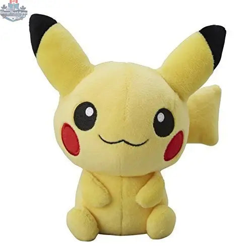 Adorable Pikachu Pokémon doll plush toy by Banana Games & Hobby, soft and cuddly for Pokémon fans.