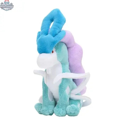Detailed image of the 245 Suicune Pokémon fit model collectible figure by Banana Games & Hobby.