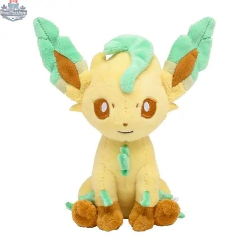 Leafeon Pokémon figure by Banana Games & Hobby, detailed collectible toy for Pokémon fans, showcasing Leafeon in a natural pose.