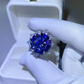 10 Carat Moissanite Ring in 925 Sterling Silver - Shopthatapp.ca