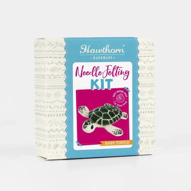 Hawthorn Handmade - Sea Turtle Mini Felting Kit - Shopthatapp.ca