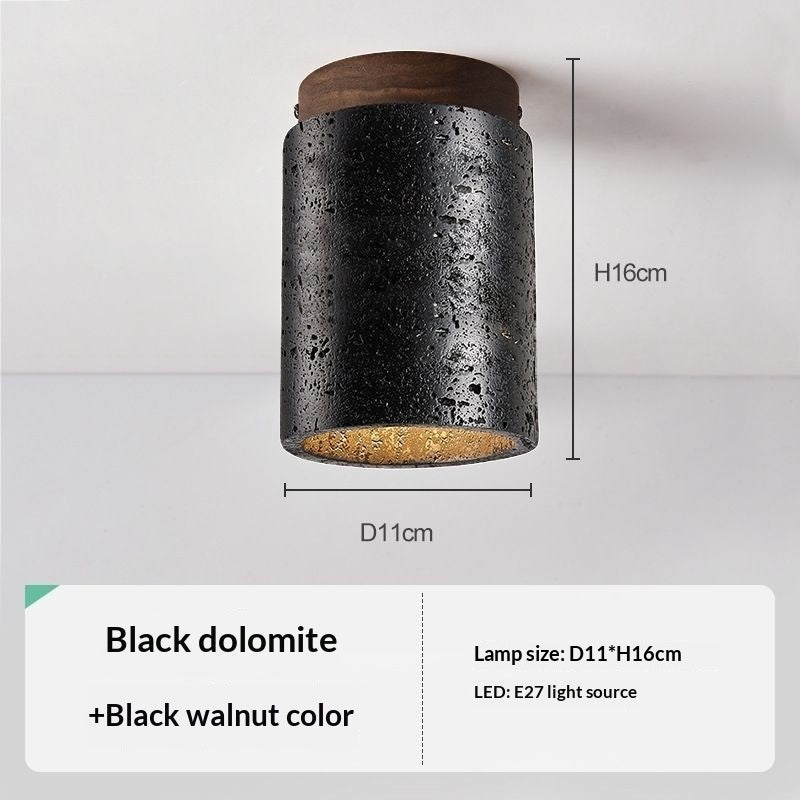 Japanese Style Trendy Yellow Cave Style Ceiling Light For Home Use