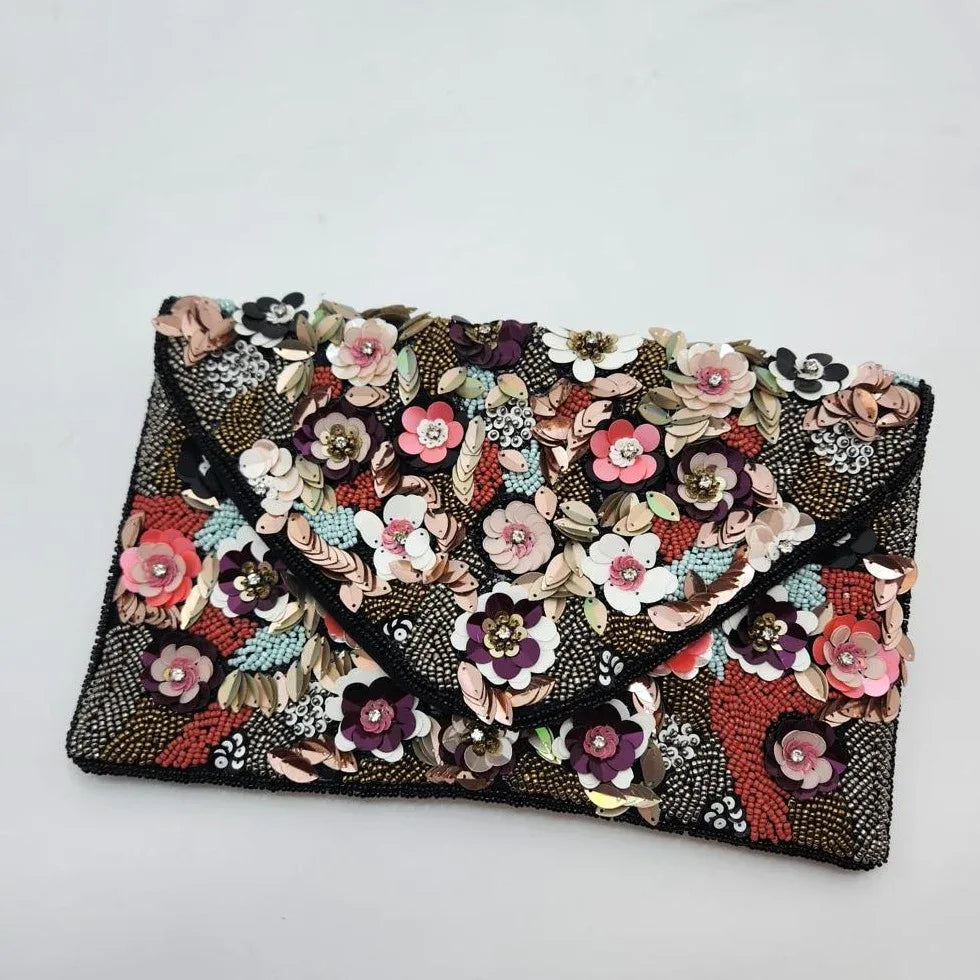 Elevate Your Style with the Stylish Floral Flap Bag